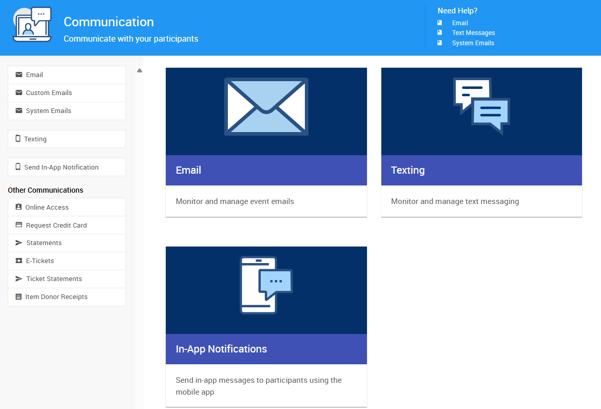 Auctria Communication Dashboard